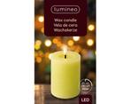 Actie lumineo led kaars wax steady kan binnen, met timer,, Nieuw, Ophalen of Verzenden