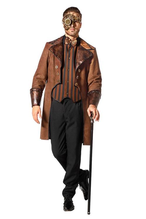 Steampunk Kostuum Luxe, Kleding | Heren, Carnavalskleding en Feestkleding, Nieuw, Verzenden