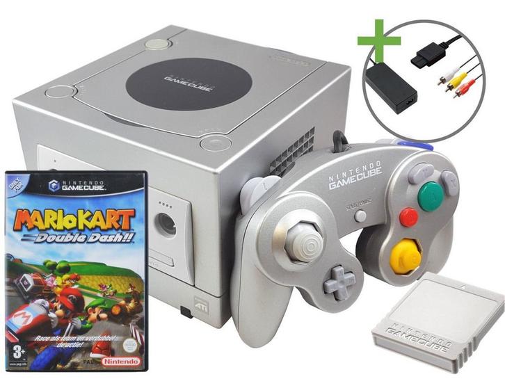 Nintendo Gamecube Starter Pack - Mario Kart Double Dash, Spelcomputers en Games, Spelcomputers | Nintendo GameCube, Zo goed als nieuw