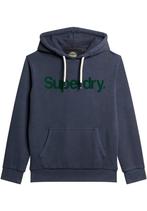 -30% Superdry  Superdry Core logo hoodie navy  maat XXL, Kleding | Heren, Truien en Vesten, Verzenden, Nieuw, Blauw