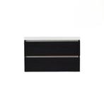 Onderkast Trendline Met Greeplijst Aluminium 100x47x52 Cm, Ophalen of Verzenden, Nieuw, Bad