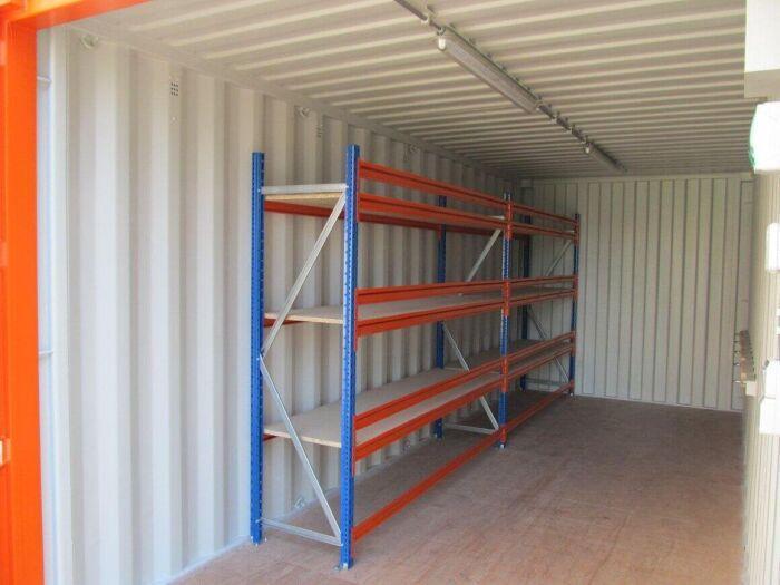 Container met Stelling + Elektra | Praktisch | Snel Geleverd, Zakelijke goederen, Machines en Bouw | Keten en Containers