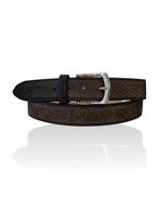 Mooie Python leren riem python Cayenne bruin UITVERKOOP, Bruin, Verzenden, Echt leder, Riccamente