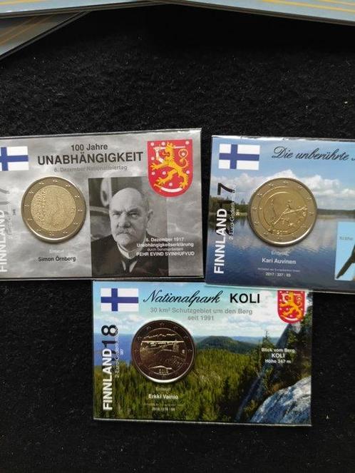 Finland. Year Set (BU) / 2 Euro 1999/2017 (4 items) (Zonder, Postzegels en Munten, Munten | Europa | Euromunten