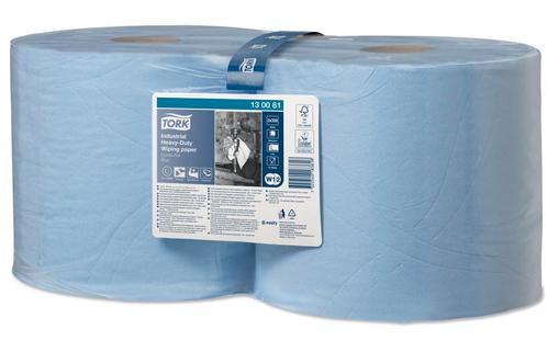 Tork Premium poetspapier heavy-duty 3-laags blauw - 2 rollen, Huis en Inrichting, Schoonmaakartikelen, Verzenden
