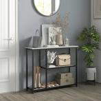 TRUUSK Console Tafel Gangtafel Met 2 Niveaus Bijzettafel Sof, Verzenden, Nieuw