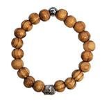 Fako Bijoux® - Armband - Sandelhout - Buddha - 10 mm -, Sieraden, Tassen en Uiterlijk, Armbanden, Verzenden, Nieuw