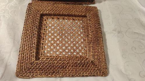 Onderbord (6) - Bamboe, Rattan, canthook, wilg, stro -, Antiek en Kunst, Antiek | Meubels | Tafels