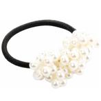 Fako Fashion® - Haarelastiek Parels - Gala & Bruiloft - Wit, Sieraden, Tassen en Uiterlijk, Uiterlijk | Haarverzorging, Verzenden