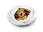 99936100010 Porsche Wheel Cap Crest Silver met Gold Crest, Verzenden, Nieuw