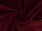 Mousseline stof – Bordeaux rood, Hobby en Vrije tijd, Stoffen en Lappen, 120 cm of meer, Ophalen of Verzenden, Katoen, Rood