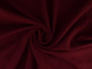 Mousseline stof – Bordeaux rood, Hobby en Vrije tijd, Stoffen en Lappen, 120 cm of meer, 200 cm of meer, Rood, Nieuw, Katoen, Ophalen of Verzenden