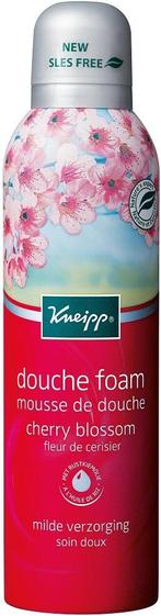 KNEIPP CHERRY BLOSSOM DOUCHE FOAM DOUCHESCHUIM SPUITBUS 20.., Verzenden, Nieuw