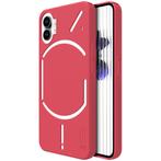 Nillkin Nothing Phone (1) Hoesje Super Frosted Shield Rood, Verzenden, Nieuw, Hoesje of Tasje