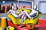 Mark Kostabi (1960) - Twlight Zinking, Antiek en Kunst