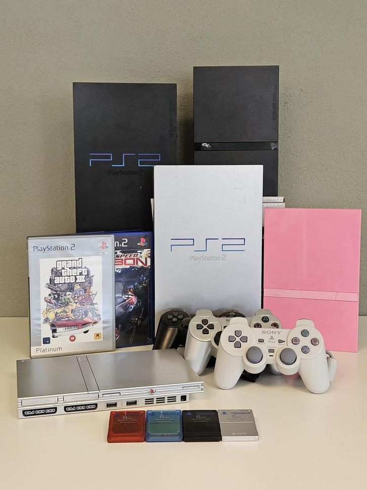 Playstation 2 vanaf €64! PS2 met garantie en morgen in huis, Spelcomputers en Games, Spelcomputers | Sony PlayStation 2, Met 1 controller