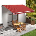 vidaXL Luifeldoek 500x300 cm canvas oranje en bruin, Verzenden, Nieuw