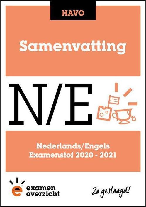 Boek ExamenOverzicht - Samenvatting Nederlands en Engels HAV, Boeken, Studieboeken en Cursussen, Zo goed als nieuw, Verzenden