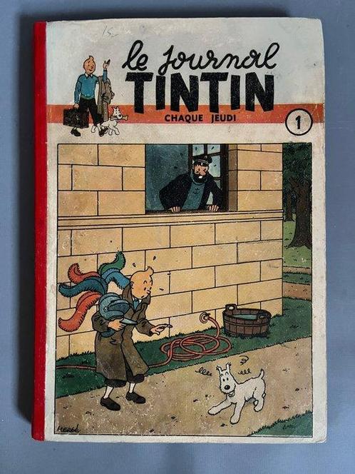 Hergé - 1 album - Tintin - Le Journal de Tintin - Reliure, Boeken, Stripboeken