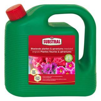 Bloeiende planten en geraniums voeding | Substral | 4 liter, Tuin en Terras, Aarde en Mest, Verzenden