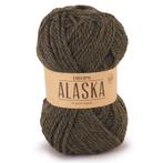 DROPS Alaska Uni Colour - 51 olijfgroen - Wol Garen, Hobby en Vrije tijd, Ophalen of Verzenden, Nieuw