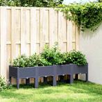 vidaXL Plantenbak met poten 160x40x42 cm polypropeen, Verzenden, Nieuw, Kunststof