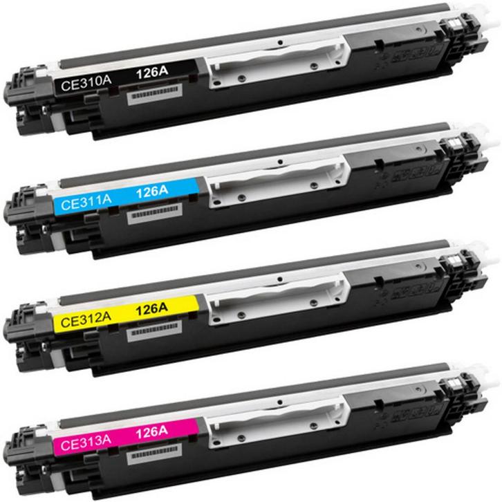 Huis-Merk   HP 126A, 130A, en CANON 729Y Toner Geel 1k, Computers en Software, Printerbenodigdheden, Toner, Nieuw, Verzenden