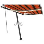 vidaXL Luifel handmatig uittrekbaar met LED 350x250 cm, Tuin en Terras, Zonneschermen, Verzenden, Nieuw