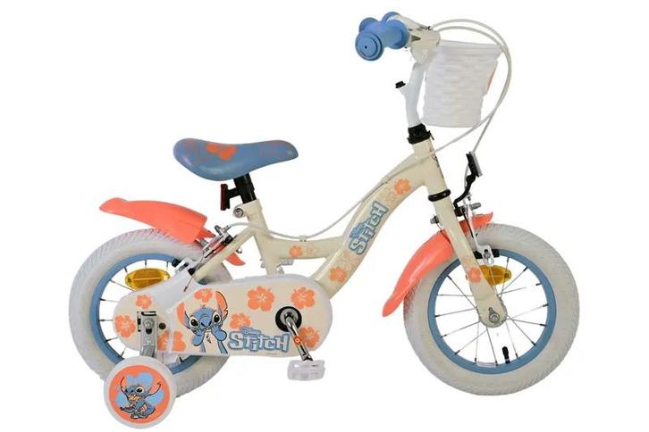 Disney Stitch Kinderfiets - Meisjes - 12 inch - Twee handrem, Fietsen en Brommers, Fietsen | Kinderfietsjes, Nieuw, Ophalen of Verzenden