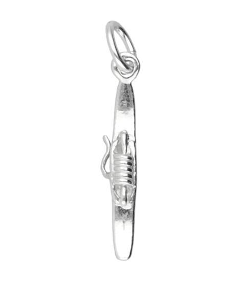 Zilveren Weefspoel ketting hanger, Sieraden, Tassen en Uiterlijk, Kettinghangers, Verzenden