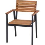 Siena Garden Bolzano stapelbare stoel aluminium/robiniahout, Ophalen of Verzenden, Nieuw