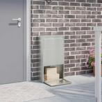 vidaXL Pakket inwerp box Zilver 44 x 22 x 82 cm, Verzenden, Nieuw