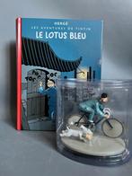 Hergé - 2 Album en beeldje - Tintin - Le Lotus Bleu - Tirage, Nieuw