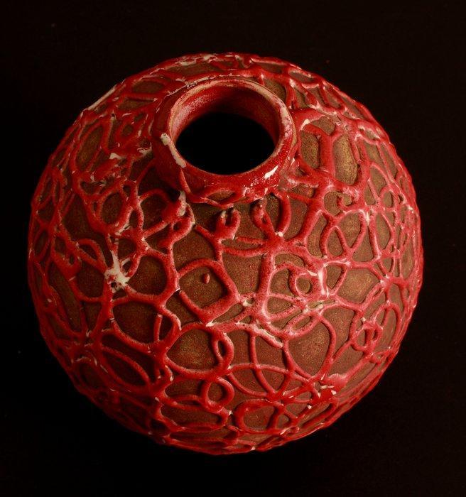 La Charentaise, Angoulême - Vaas - Anni Trenta - Steengoed -, Antiek en Kunst, Antiek | Glas en Kristal