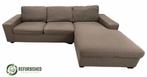 Lichtbruine 4-zits Trendhopper | Loungecomfort, Huis en Inrichting, Banken | Bankstellen, Gebruikt, Hoekbank, 300 cm of meer, Vierpersoons of meer