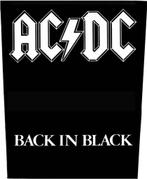 AC/DC - Back in Black - Backpatch officiële merchandise, Ophalen of Verzenden, Nieuw, Kleding