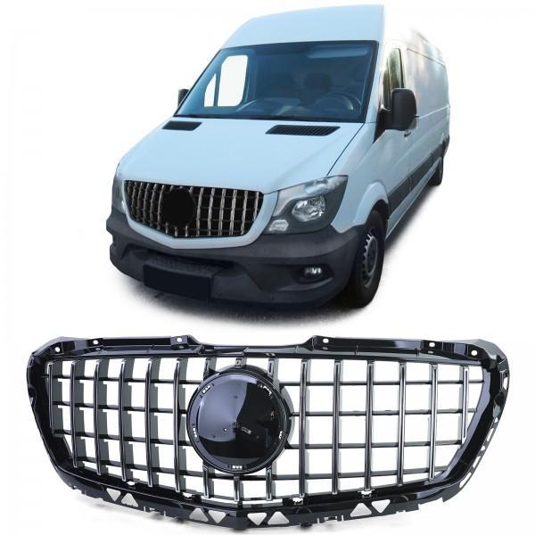 Grill Mercedes Sprinter W906 Facelift 13-18 Chroom AMG Look, Auto-onderdelen, Overige Auto-onderdelen, Ophalen of Verzenden