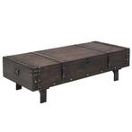 vidaXL Salontafel vintage stijl 120x55x35 cm multiplex, 100 tot 150 cm, Verzenden, Nieuw, 50 tot 100 cm