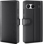 ProGuard OnePlus Nord 4 Wallet Hoesje Echt Leder Zwart, Telecommunicatie, Verzenden, Nieuw, Hoesje of Tasje