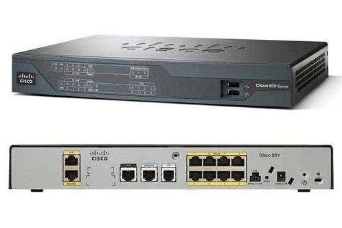 Cisco 881 Integrated Services Router (Geen adapter), Computers en Software, Netwerk switches, Zo goed als nieuw, Ophalen of Verzenden