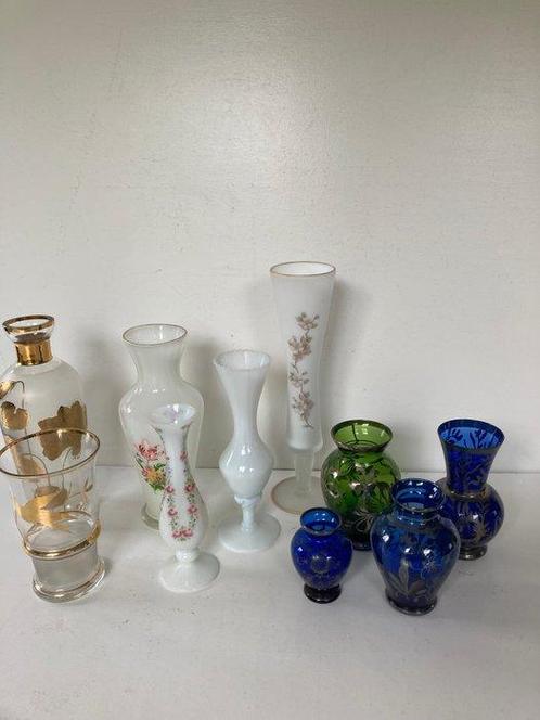 Vaas (10) - Glas - Romantische vaasjes, Antiek en Kunst, Antiek | Speelgoed