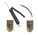 Vetspuit + 12 vetpatronen en vetspuit slang!, Verzenden