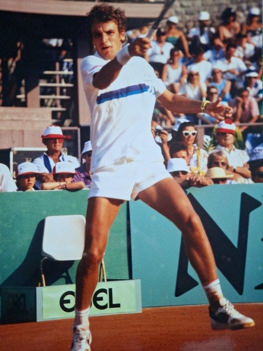 Patrick Siccoli - Mats Wilander Roland Garros Paris 1987, Antiek en Kunst, Kunst | Designobjecten