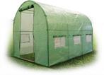 Duurzame tuinkas van 6m² met UV-bestendig folie en windbe.., Staal, Folie, Ophalen of Verzenden, Kweekkas