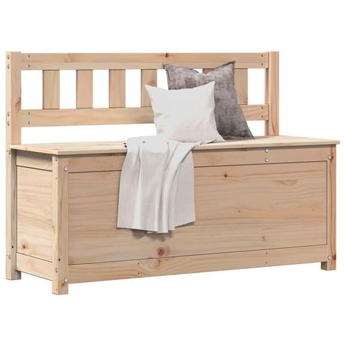 vidaXL Bankje 110x41x76,5 cm massief grenenhout, Huis en Inrichting, Banken | Bankstellen, Nieuw, Minder dan 150 cm, Hout, Verzenden
