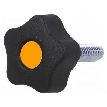 M12 x 20 draadeind met sterknop - diameter 50mm, Doe-het-zelf en Verbouw, IJzerwaren en Bevestigingsmiddelen, Minder dan 50 mm