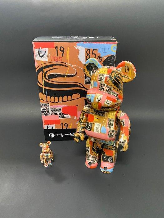 Andy Warhol × JEAN-MICHEL BASQUIAT - BEARBRICK Andy Warhol ×, Antiek en Kunst, Kunst | Designobjecten