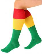 Lange Sokken Rood Geel Groen Reggae 36-40 Lange Kousen Sport, Nieuw, Carnaval, Ophalen of Verzenden