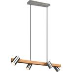 LED Hanglamp - Trion Milona - GU10 Fitting - 4-lichts - Rond, Ophalen of Verzenden, Nieuw, Metaal