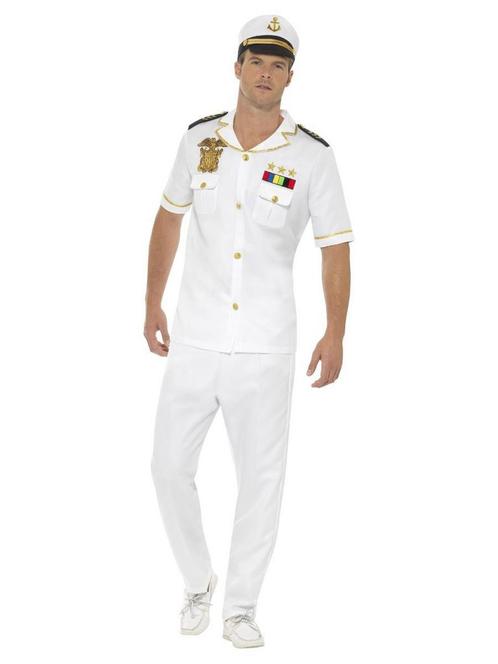 Kapitein Kostuum Heren William, Kleding | Heren, Carnavalskleding en Feestkleding, Nieuw, Ophalen of Verzenden